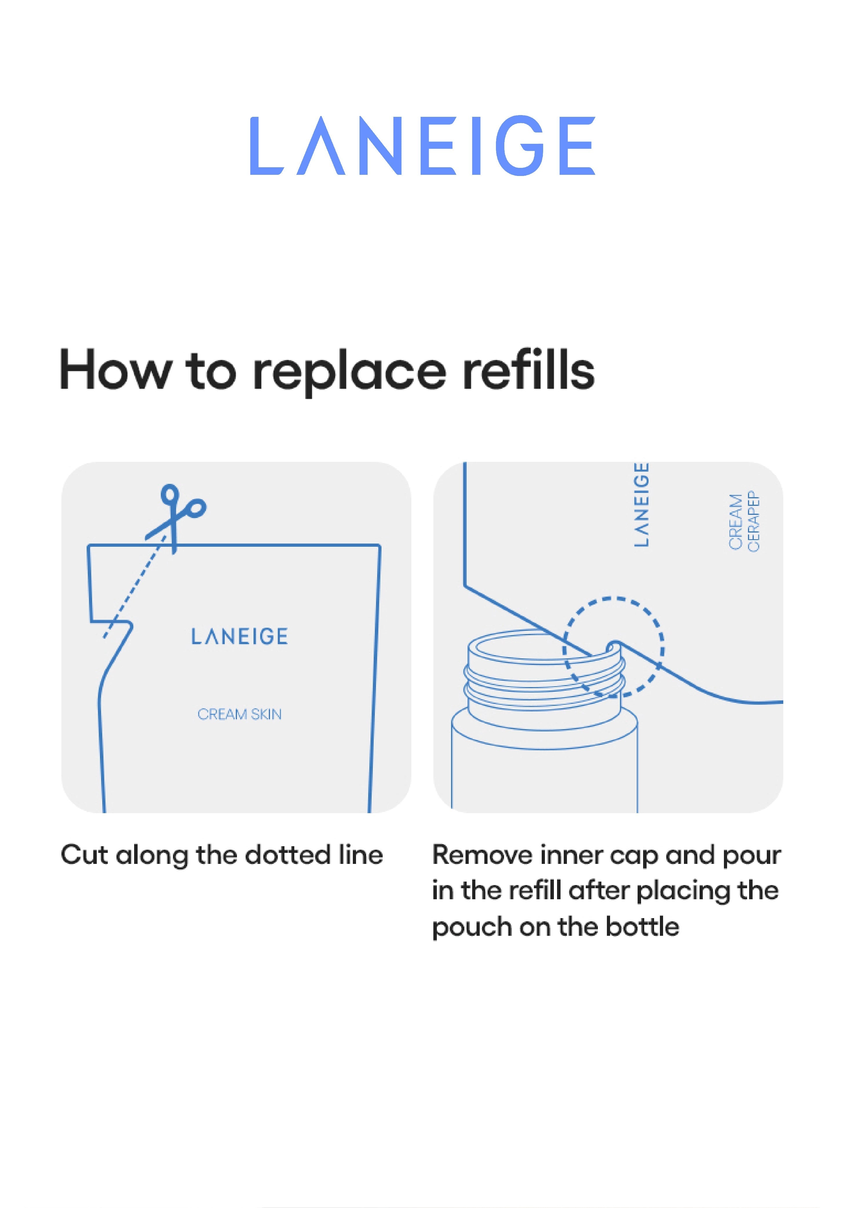 LANEIGE - Cream Skin Cerapeptide Refiner - Lotion Tonique et Hydrante - 170 ml