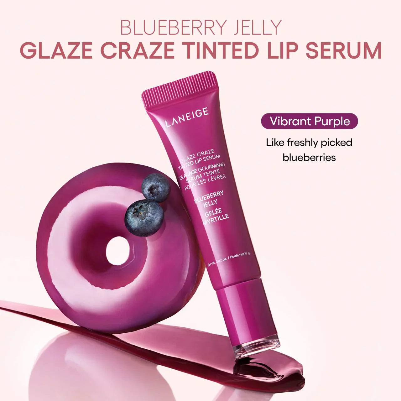 LANEIGE - Glaze Craze Tinted Lip Serum - réf Blueberry Jelly