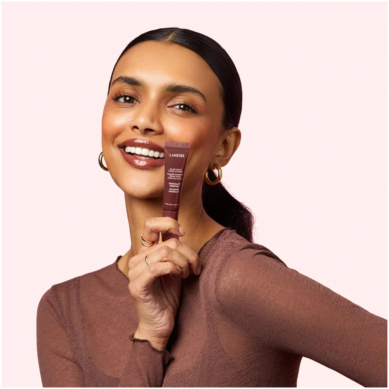 LANEIGE - Glaze Craze Tinted Lip Serum - réf Chocolat Frosting