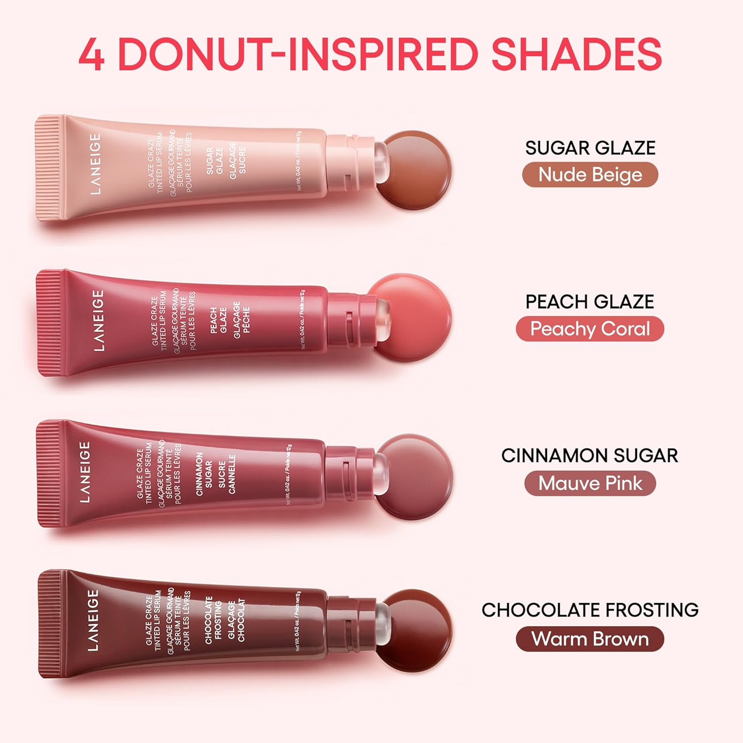 LANEIGE - Glaze Craze Tinted Lip Serum - réf Cinnamon Sugar
