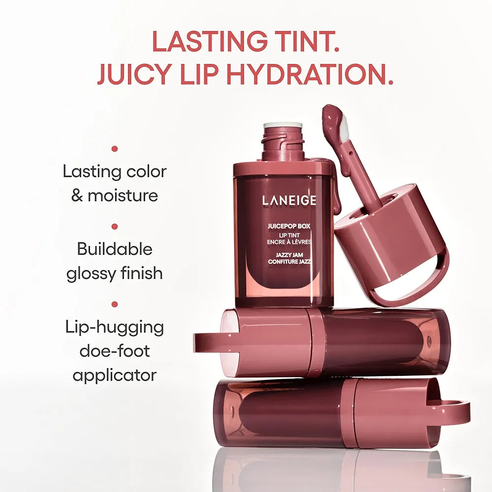 LANEIGE - JuicePop Box Lip Tint - Encre à Lèvres Hydratante - réf Disco Coral