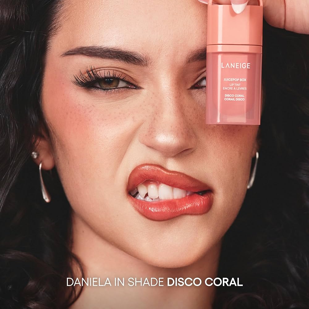 LANEIGE - JuicePop Box Lip Tint - Encre à Lèvres Hydratante - réf Disco Coral