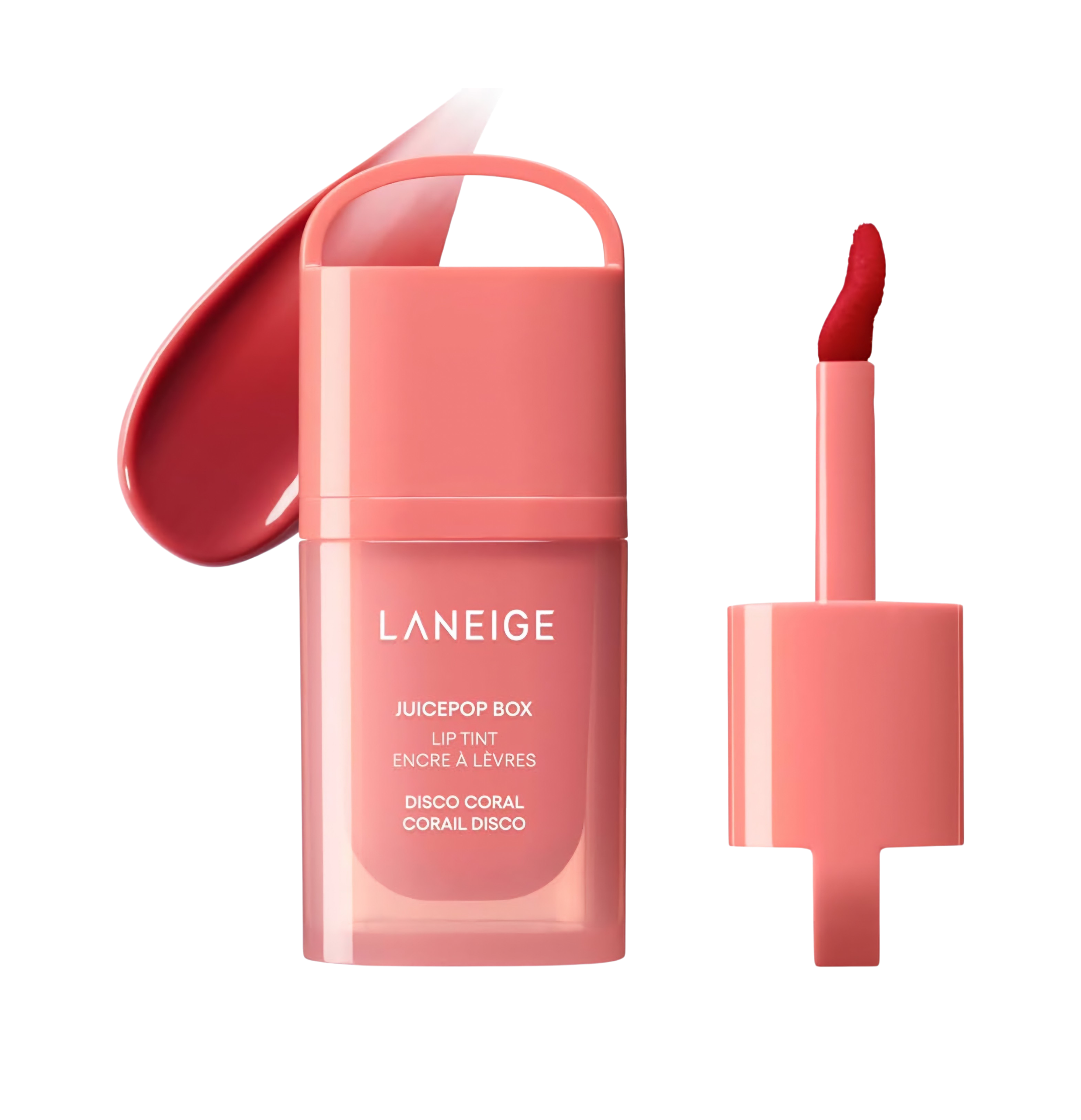 LANEIGE - JuicePop Box Lip Tint - Encre à Lèvres Hydratante - réf Disco Coral