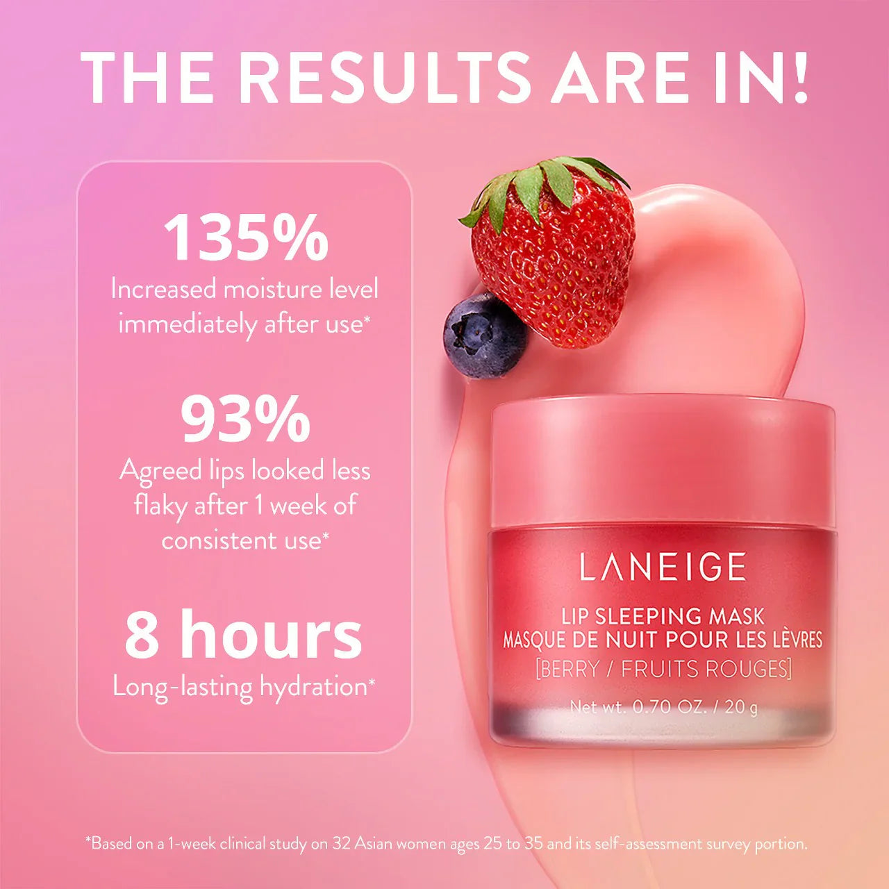 LANEIGE - Lip Sleeping Masque De Nuit Pour Les Lèvres - réf Gummy Bear 20g