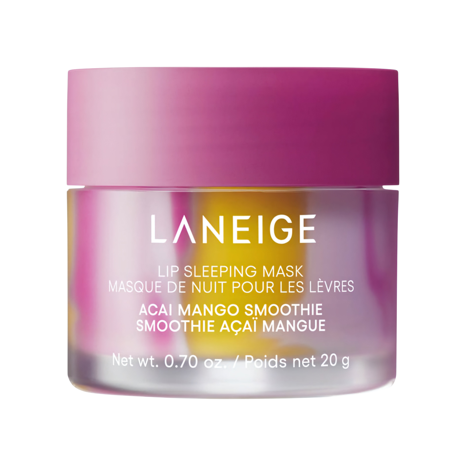 LANEIGE - Lip Sleeping Masque De Nuit Pour Les Lèvres - réf Smoothie Açaï Mangue