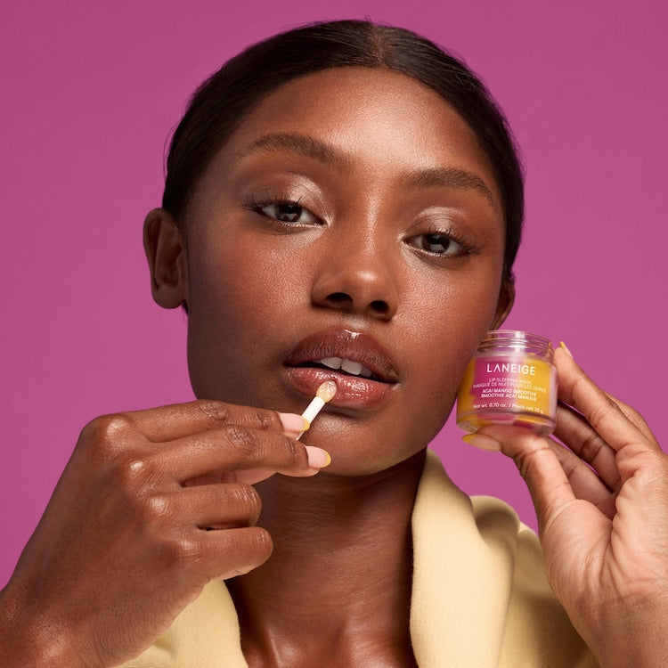 LANEIGE - Lip Sleeping Masque De Nuit Pour Les Lèvres - réf Smoothie Açaï Mangue