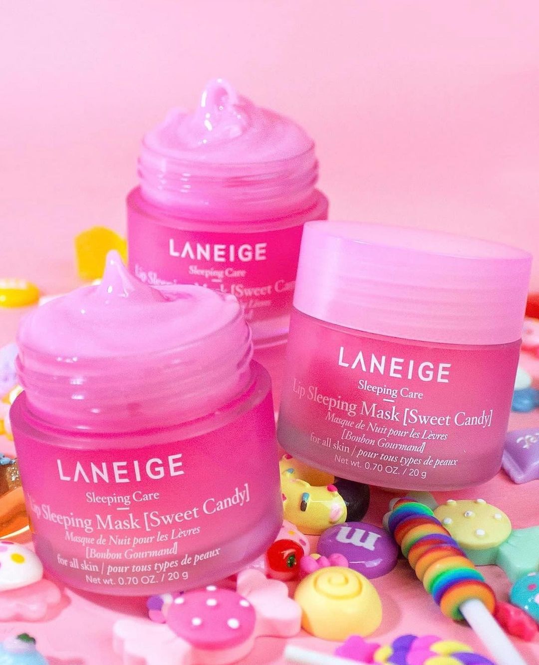 LANEIGE - Lip Sleeping Masque De Nuit Pour Les Lèvres - réf Sweet Candy 20g