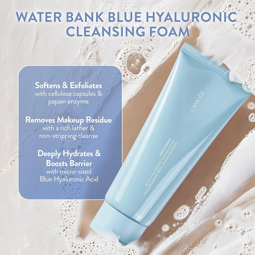 LANEIGE - Water Bank Blue Hyaluronic Cleansing Foam - 150g