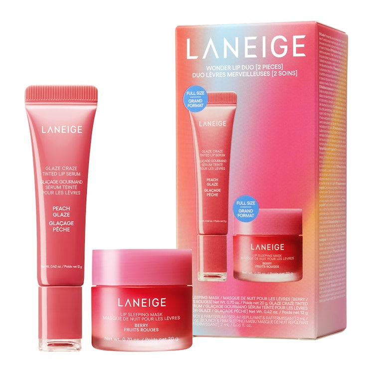LANEIGE - Wonder Lip Duo - peach Glaze & Berry