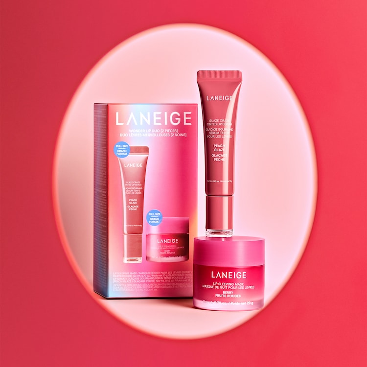 LANEIGE - Wonder Lip Duo - peach Glaze & Berry