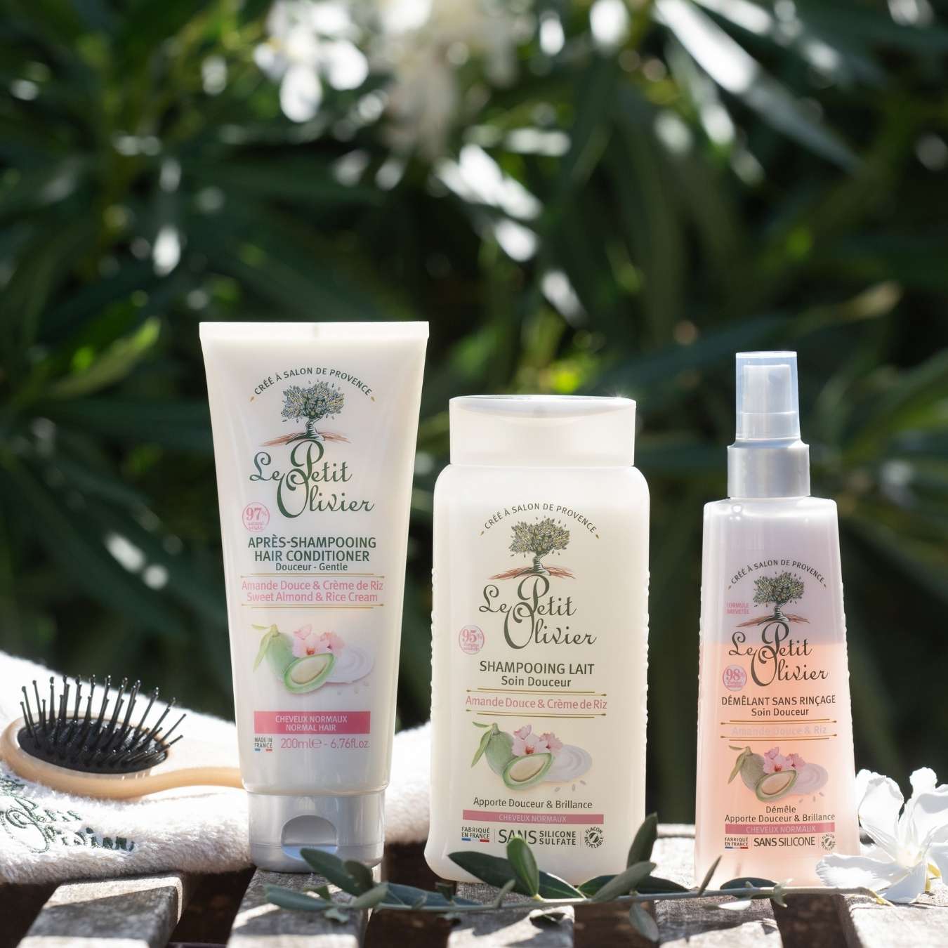 LE PETIT OLIVIER - Après Shampoing Lait Soin Douceur Amande Douce Et Crème De Riz - 200ml