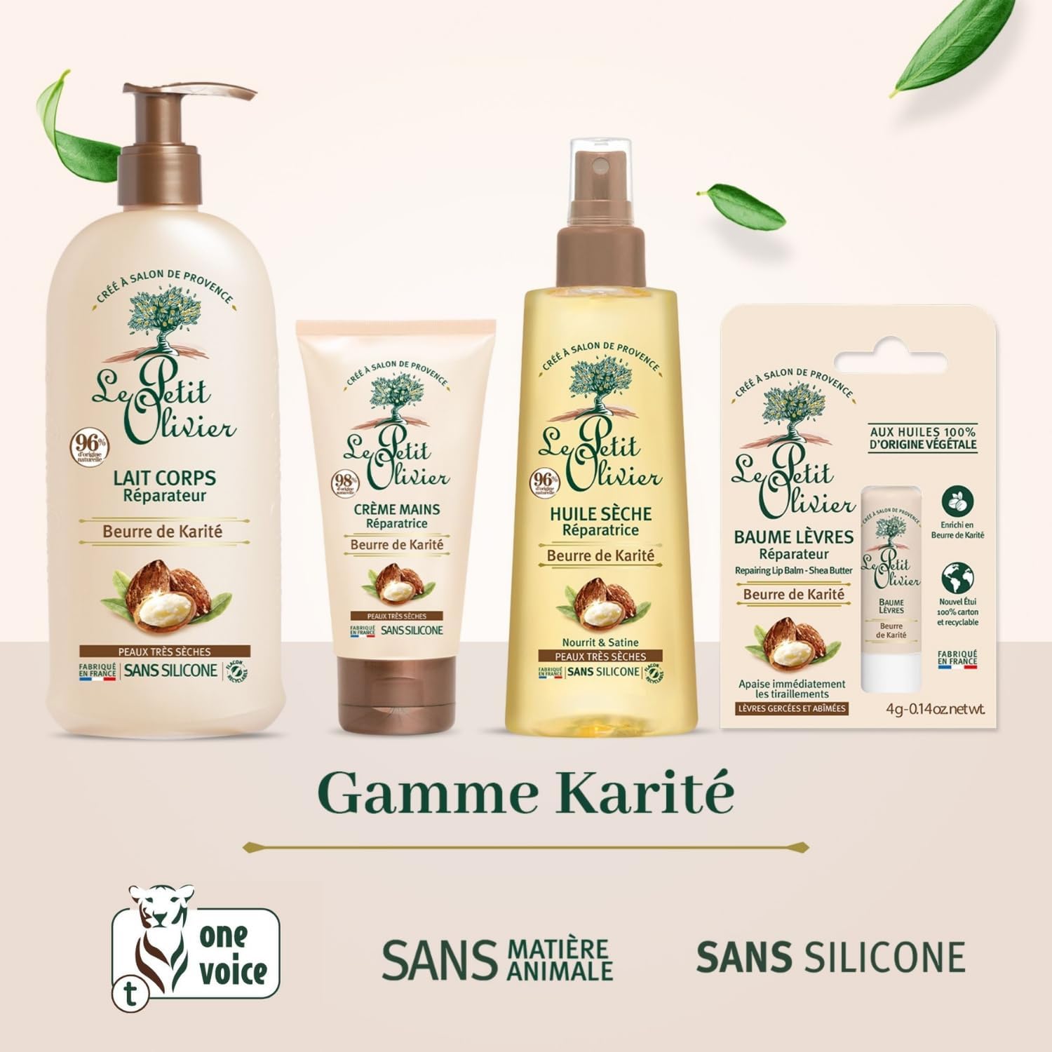 LE PETIT OLIVIER - Baume Lèvres Réparateur Beurre de Karité - 4g