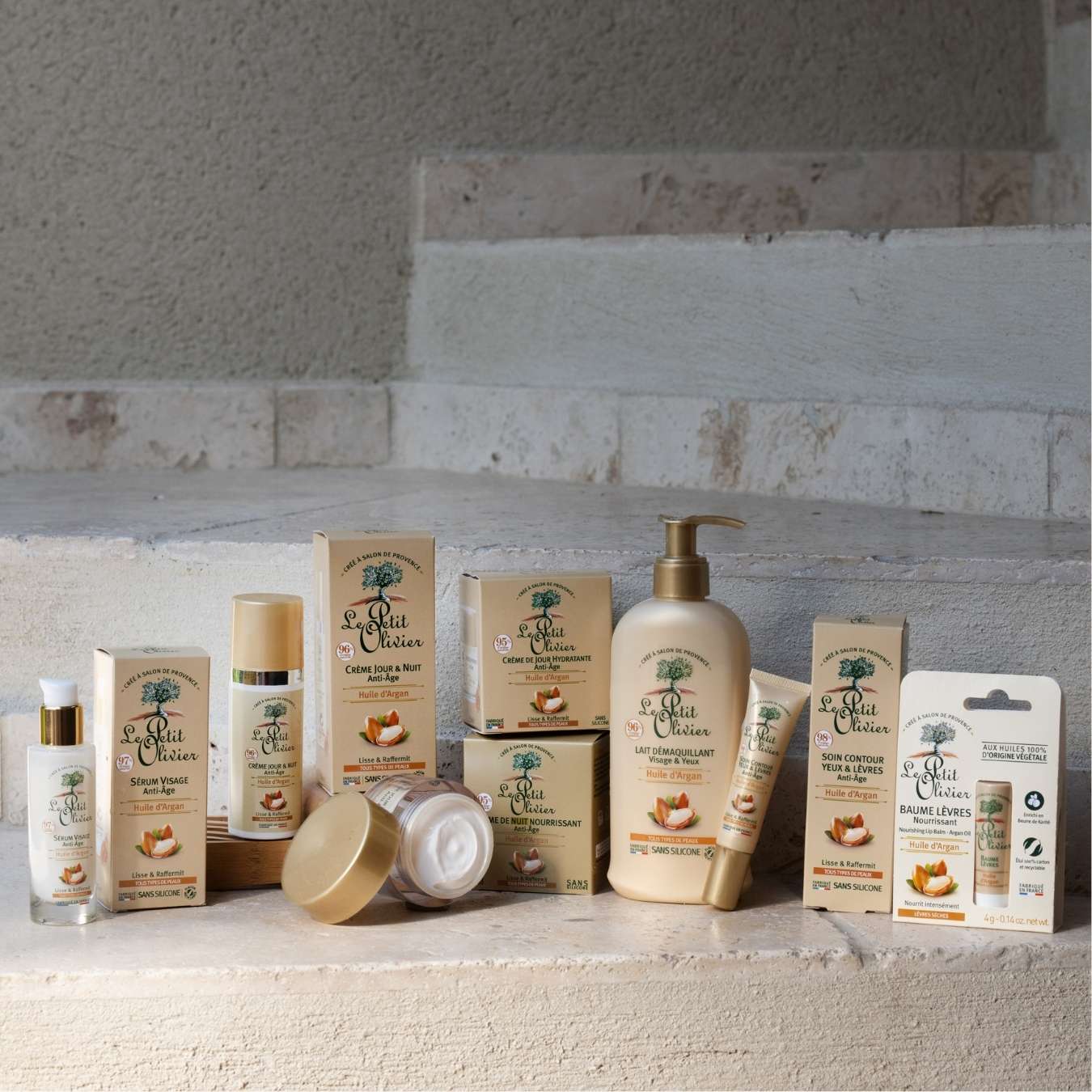 LE PETIT OLIVIER - Crème de Jour et Nuit Anti-âge Huile d'Argan Bio - 50ml