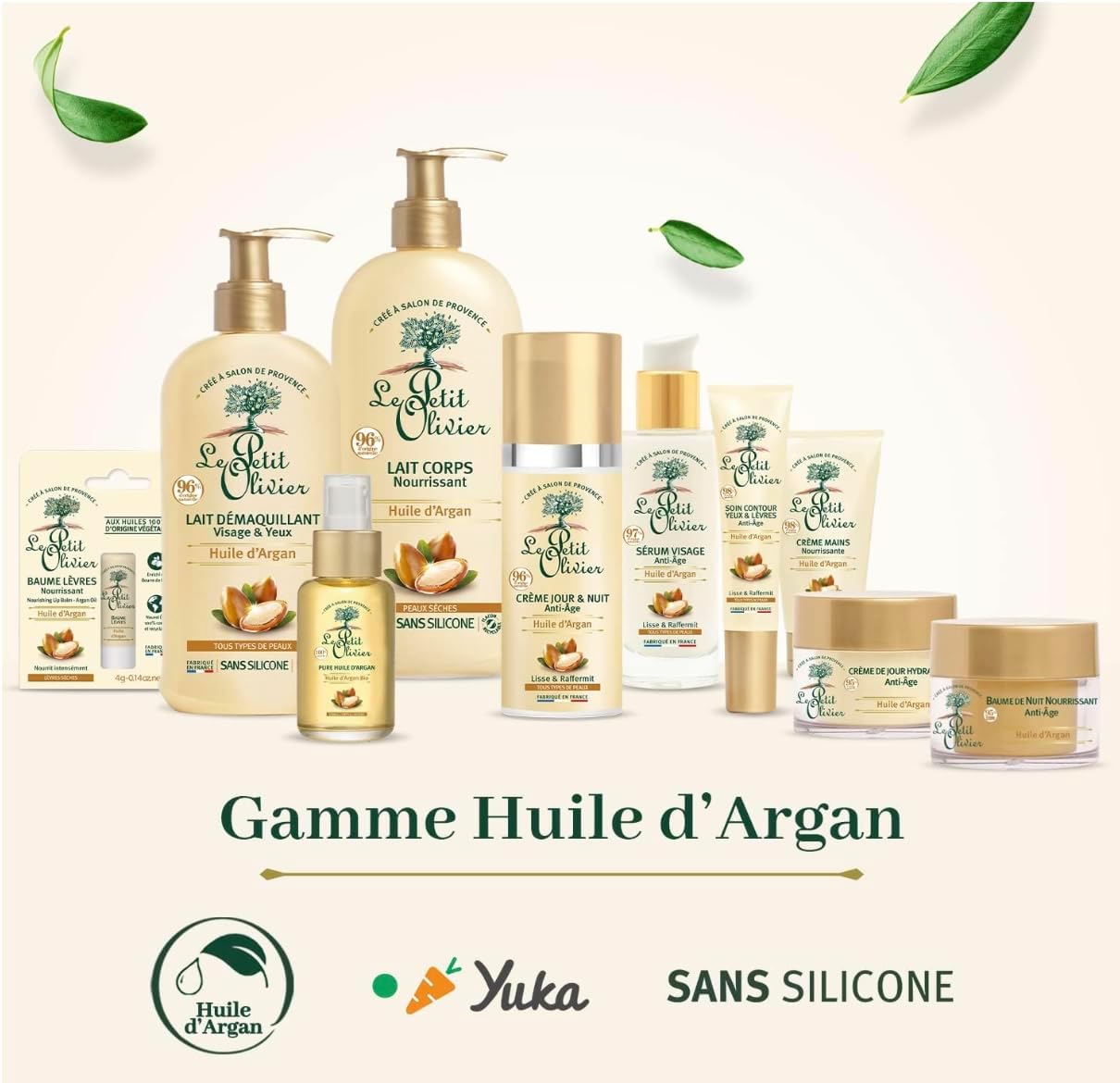 LE PETIT OLIVIER - Crème de Jour et Nuit Anti-âge Huile d'Argan Bio - 50ml