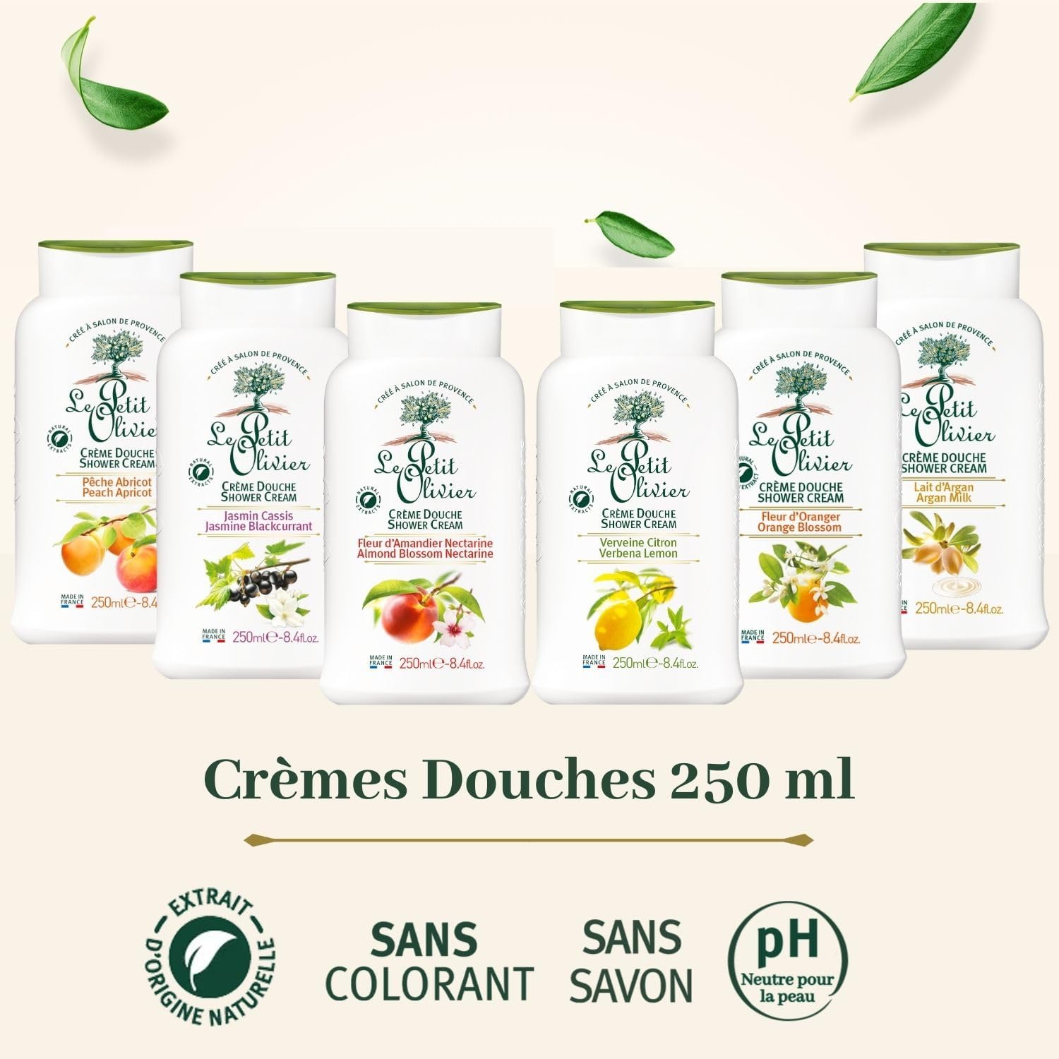 LE PETIT OLIVIER - Crème Douche Fleur D'Amandier Nectarine - 250ml