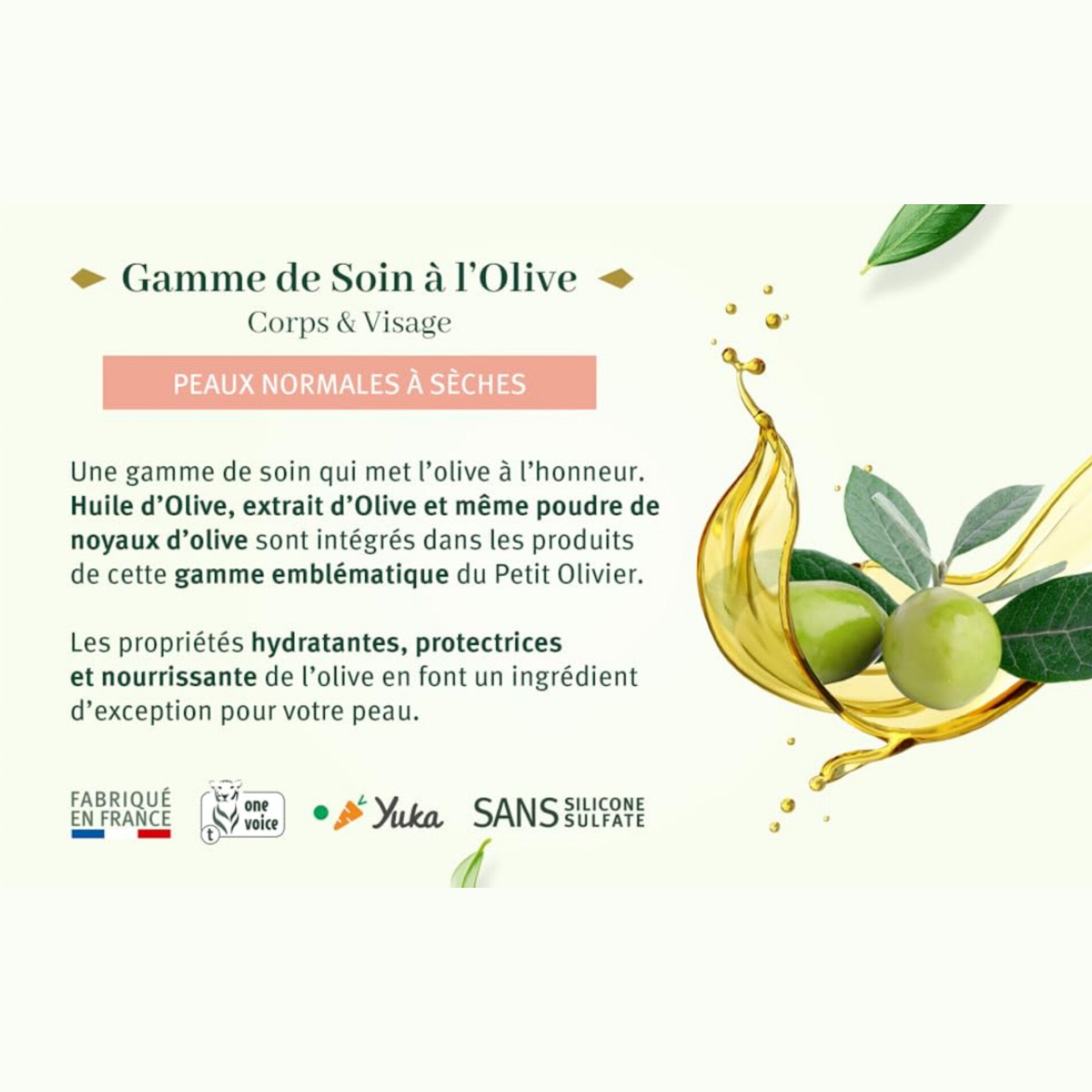 LE PETIT OLIVIER - Crème Mains Hydratante Huile D'Olive - 75ml