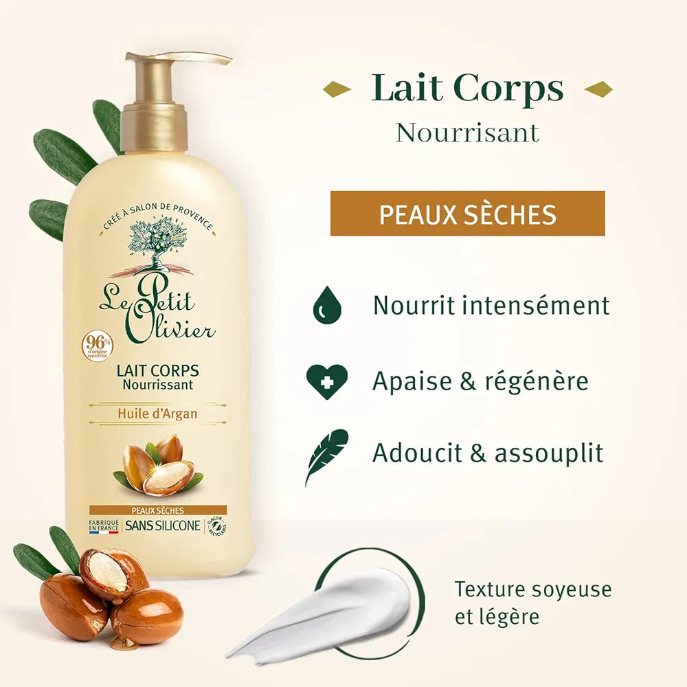 LE PETIT OLIVIER - Lait de Corps Nourrissant Huile d'Argan - 250ml