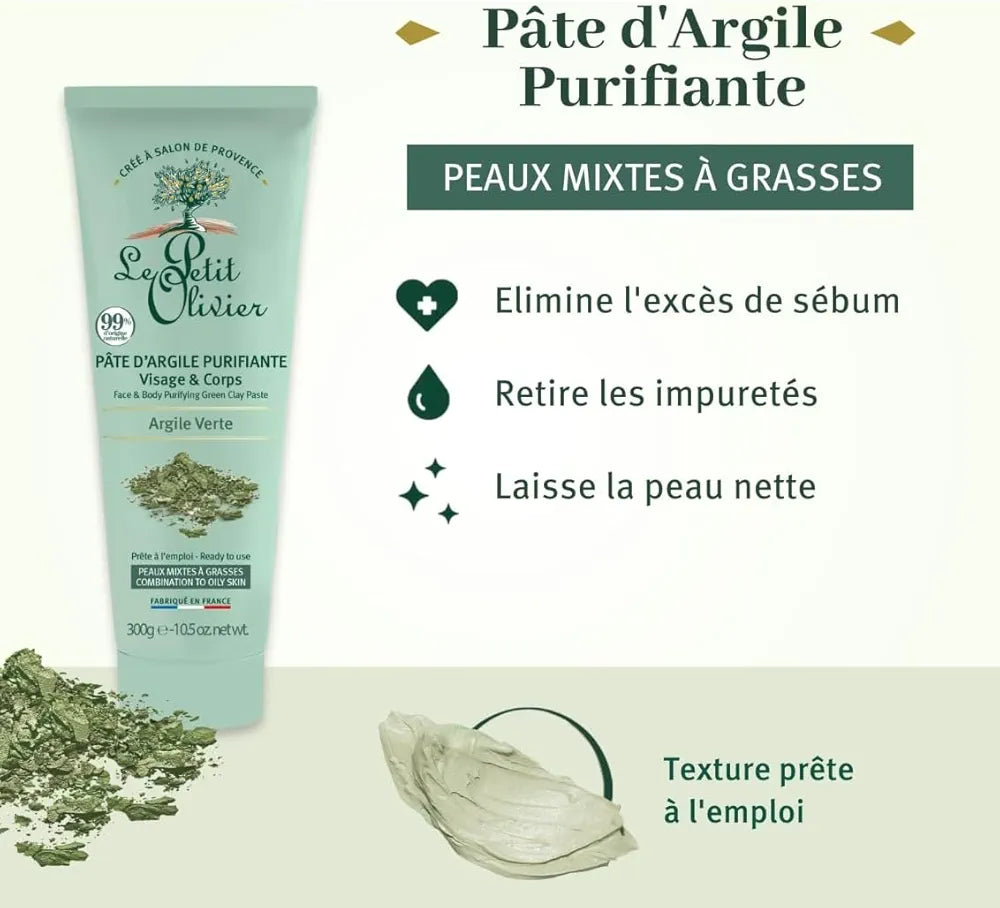 LE PETIT OLIVIER - Pâte d'Argile Verte - 300g