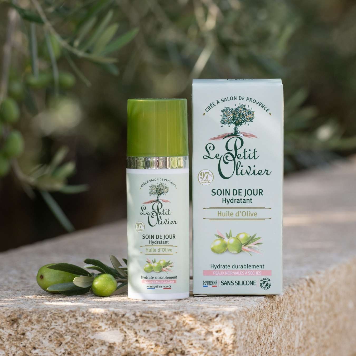 LE PETIT OLIVIER - Soin de Jour Hydratant Huile d'Olive 50ml