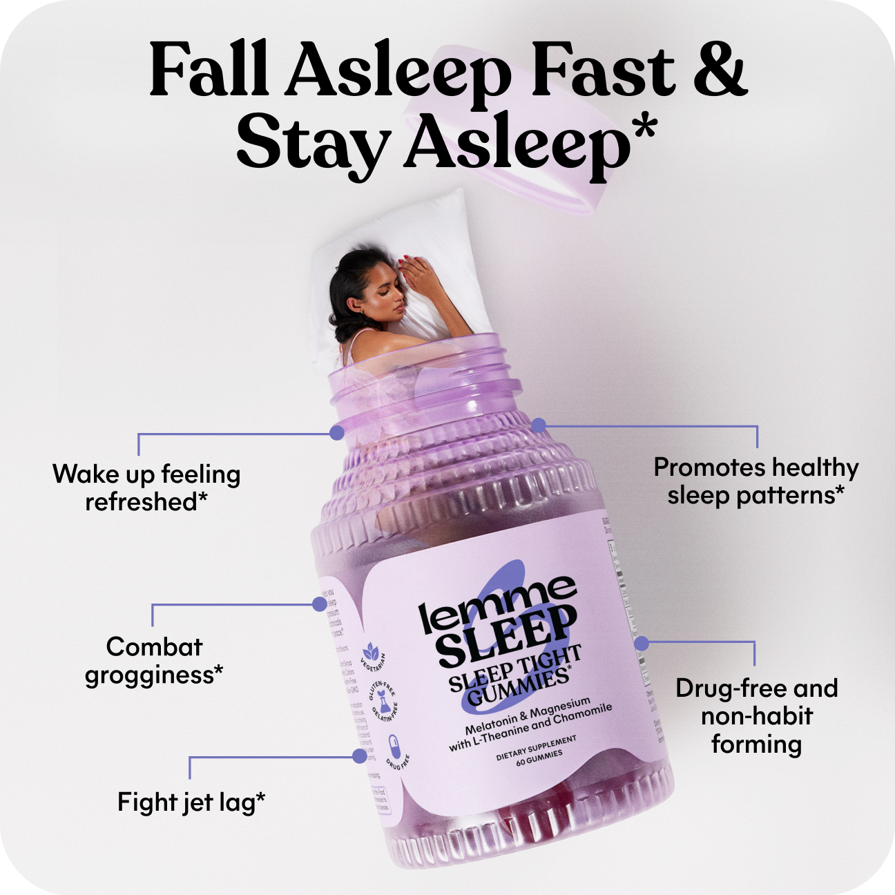 LEMME - SLEEP GUMMIES- Sleep Tight Gummies- 60