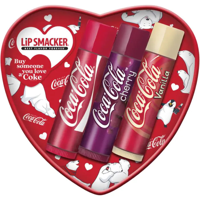 LIP SMACKER - Coca Cola Can Coeur Vintage ( 3pcs )