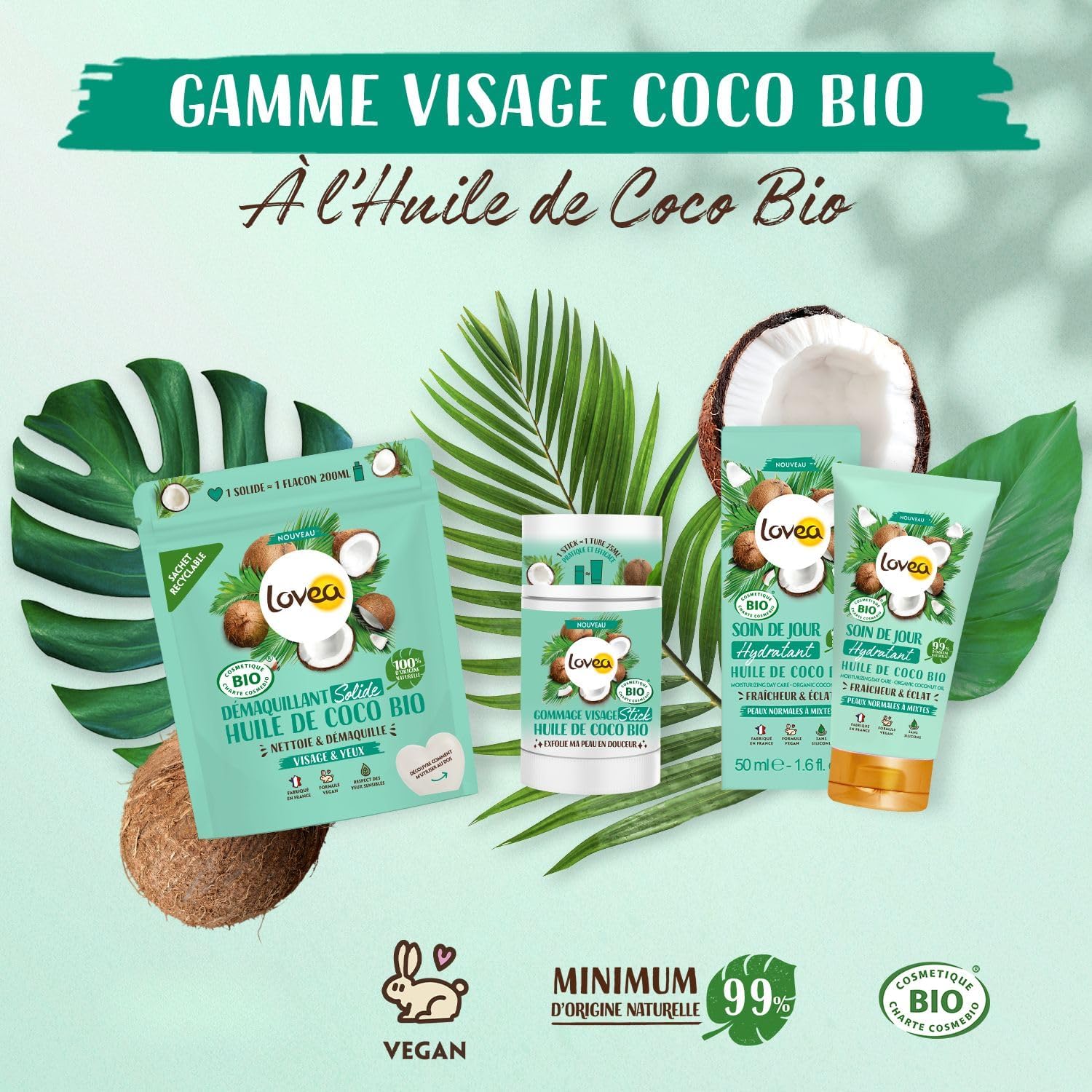 LOVEA - Baume Lèvres Parfum Coco - 4g