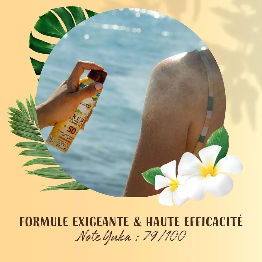 LOVEA - Brume Haute Protection & Bronzage SPF50 Monoï de Tahiti- 150ml