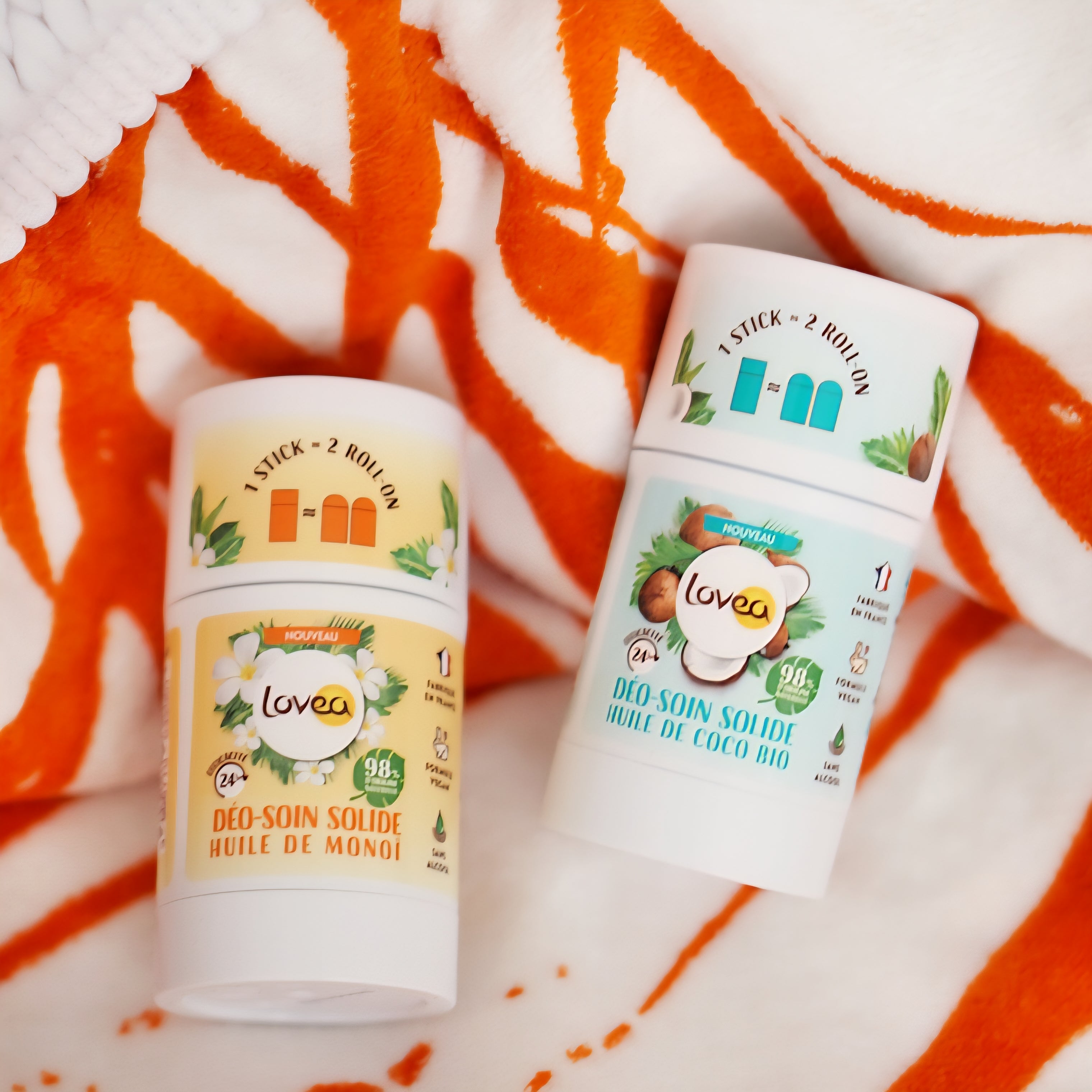 LOVEA - Déo-Soin Solide à l'huile de Coco Bio - 50g