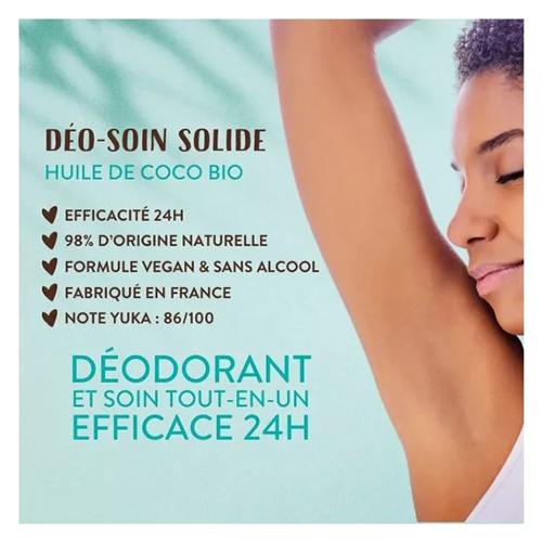 LOVEA - Déo-Soin Solide à l'huile de Coco Bio - 50g