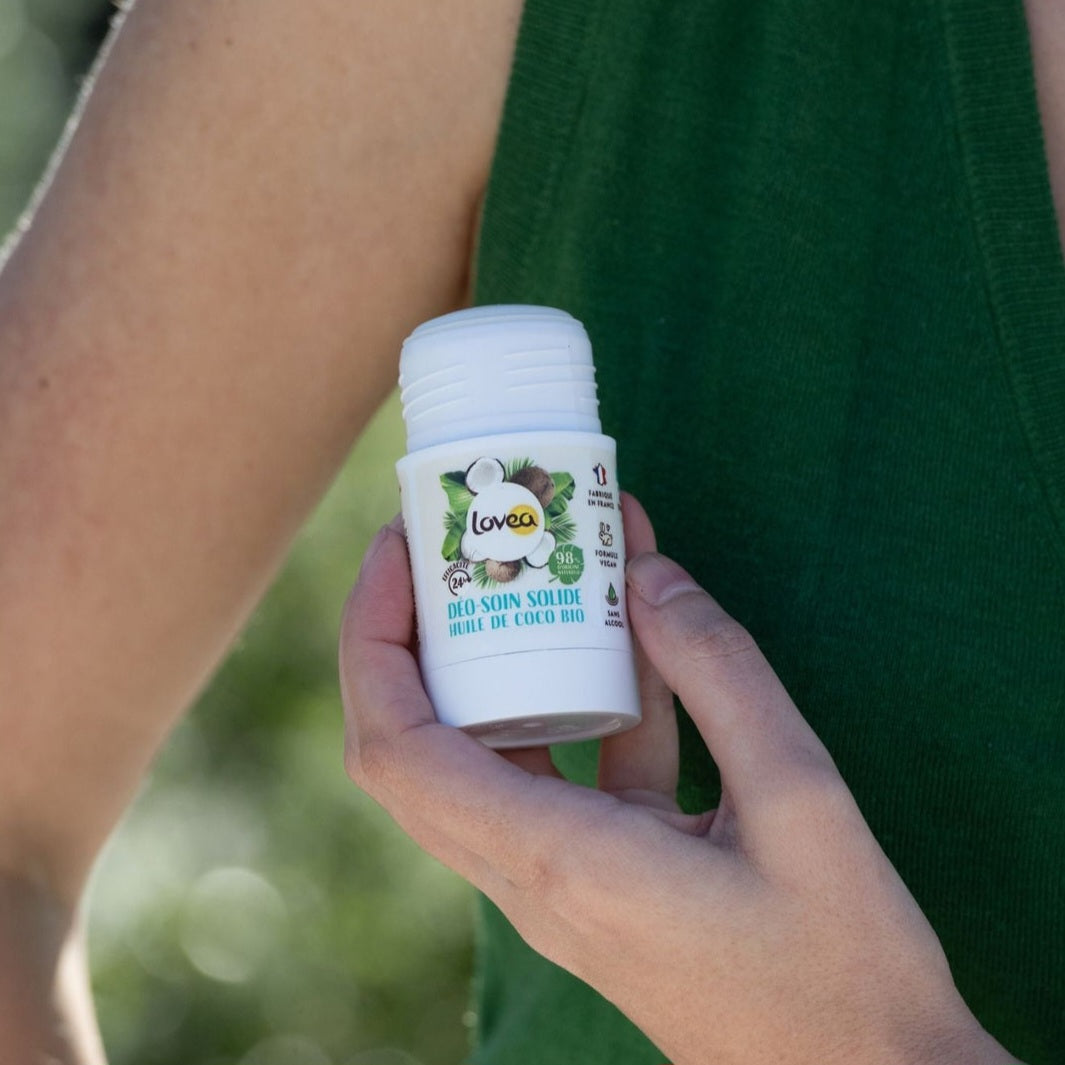 LOVEA - Déo-Soin Solide à l'huile de Coco Bio - 50g
