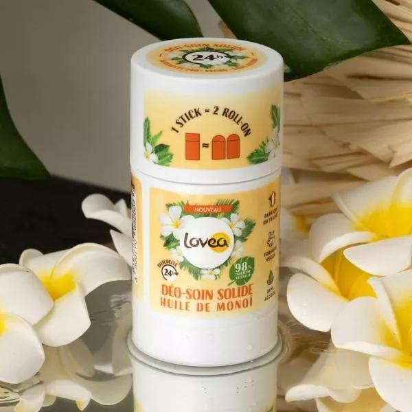 LOVEA - Déo-Soin Solide à l'huile de Monoï - 50g