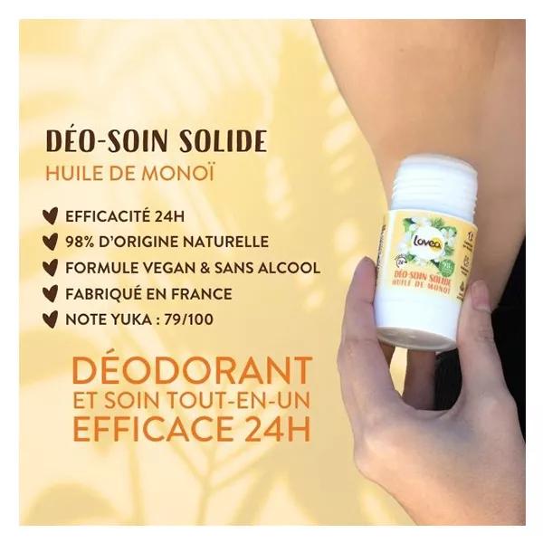 LOVEA - Déo-Soin Solide à l'huile de Monoï - 50g