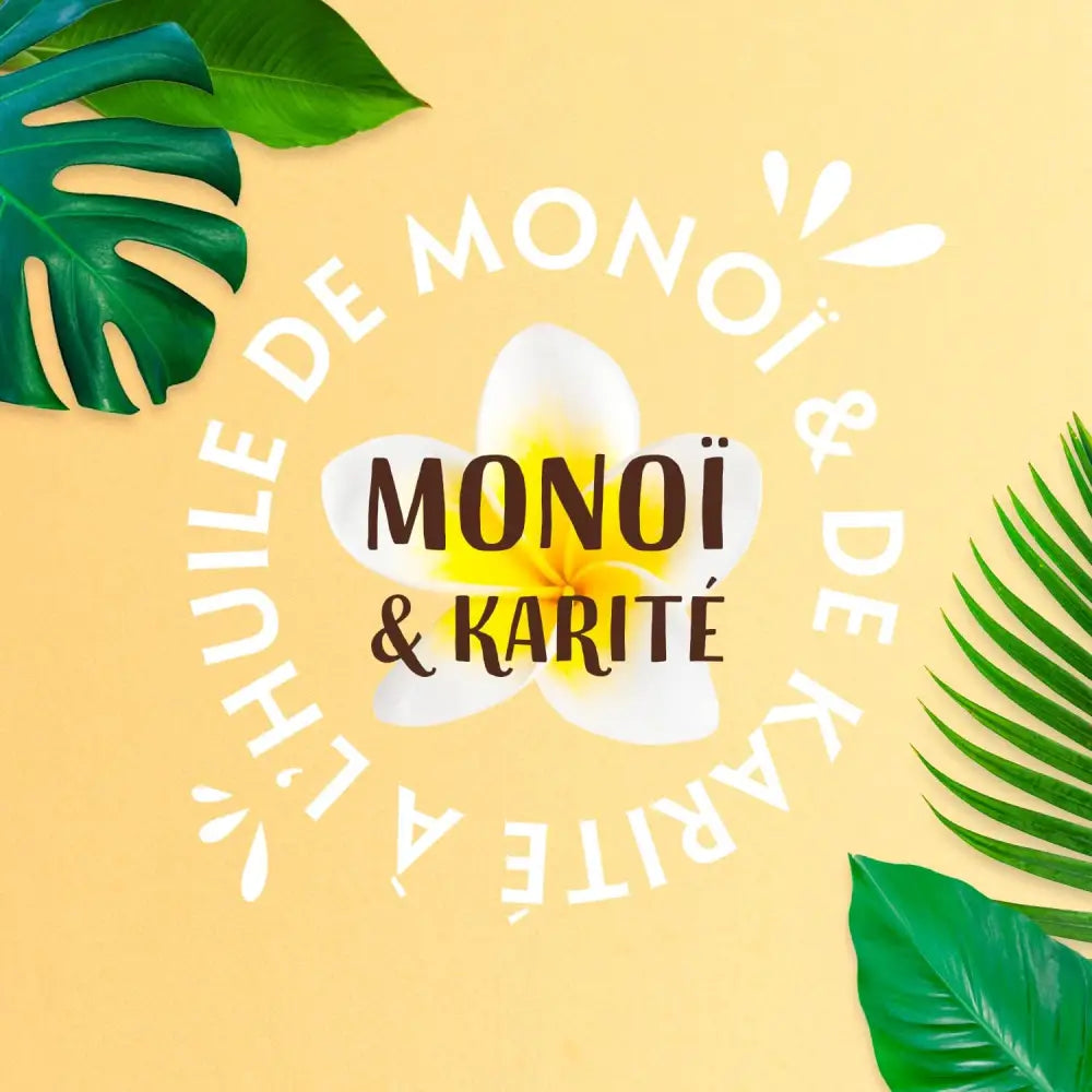 LOVEA - DUO Shampooing + Après Shampooing Monoi Karité & Shea - Cheveux Secs et Abîmés- 200ml primer