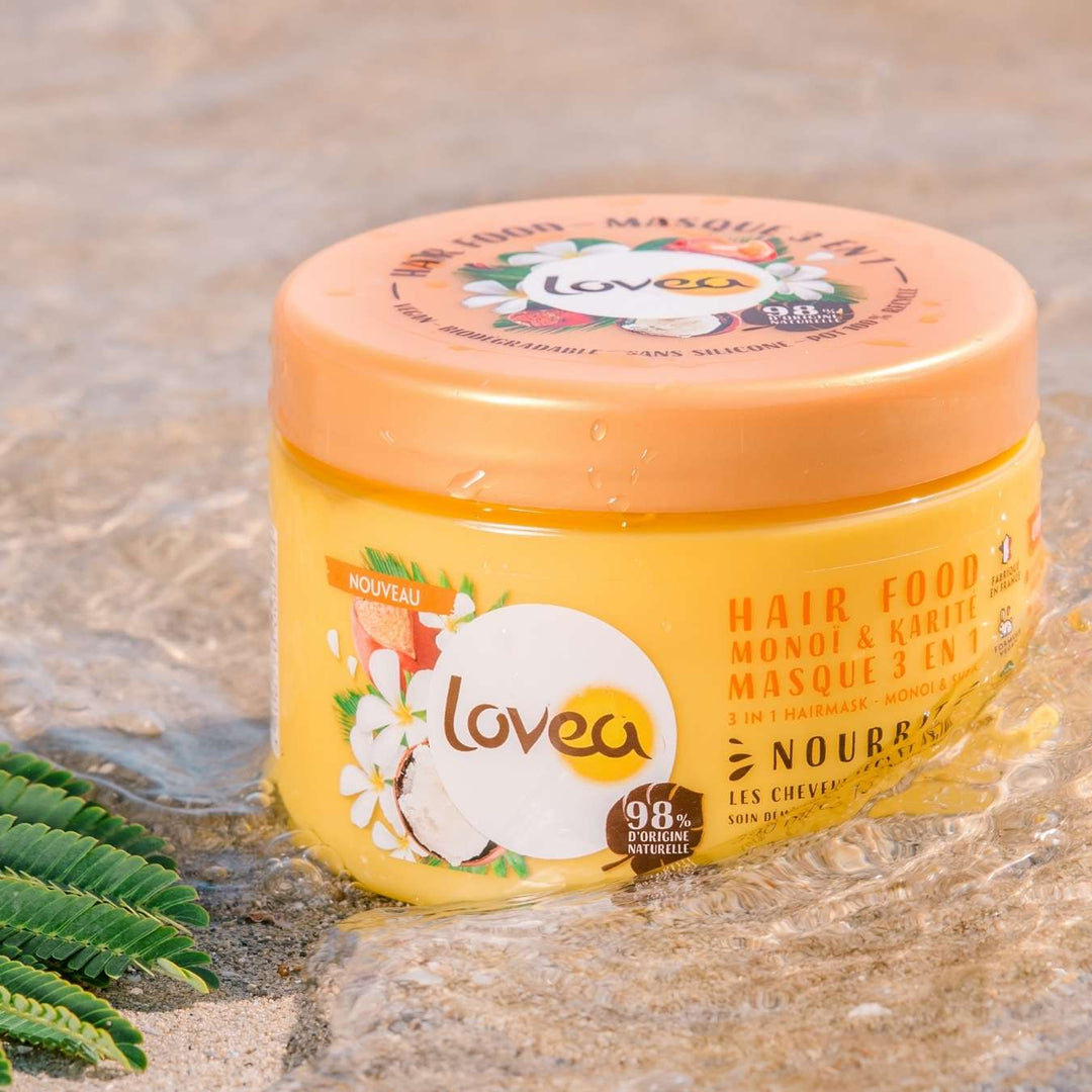 LOVEA - Hair Food Monoï & Karité- Cheveux Secs et Abîmés - 390ml