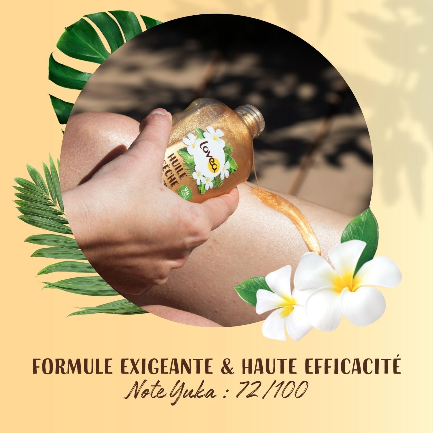 LOVEA - Huile Sèche Scintillante Monoï de Tahiti - 150ml