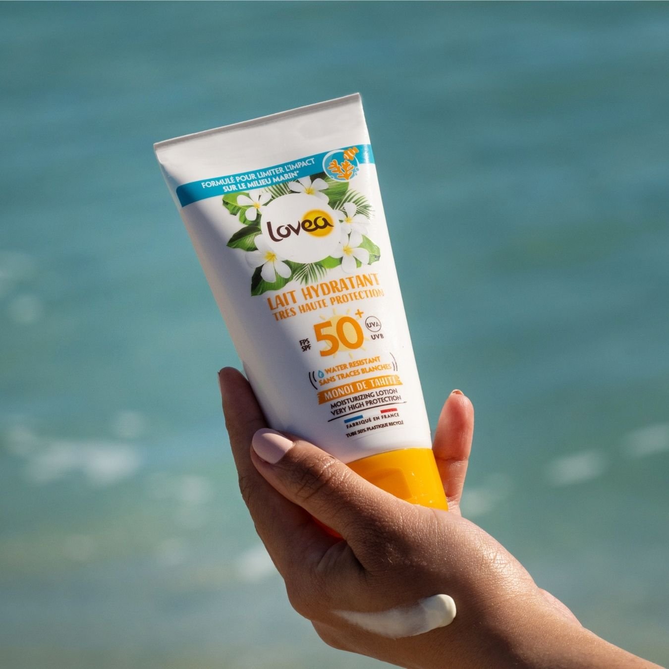 LOVEA - Lait Hydratant SPF50+ Très Haute Protection Monoï de Tahiti - 150ml
