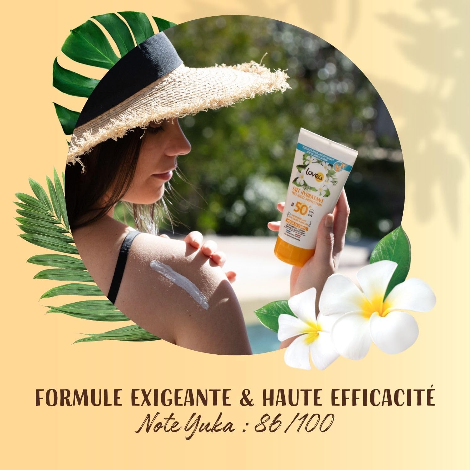 LOVEA - Lait Hydratant SPF50+ Très Haute Protection Monoï de Tahiti - 150ml