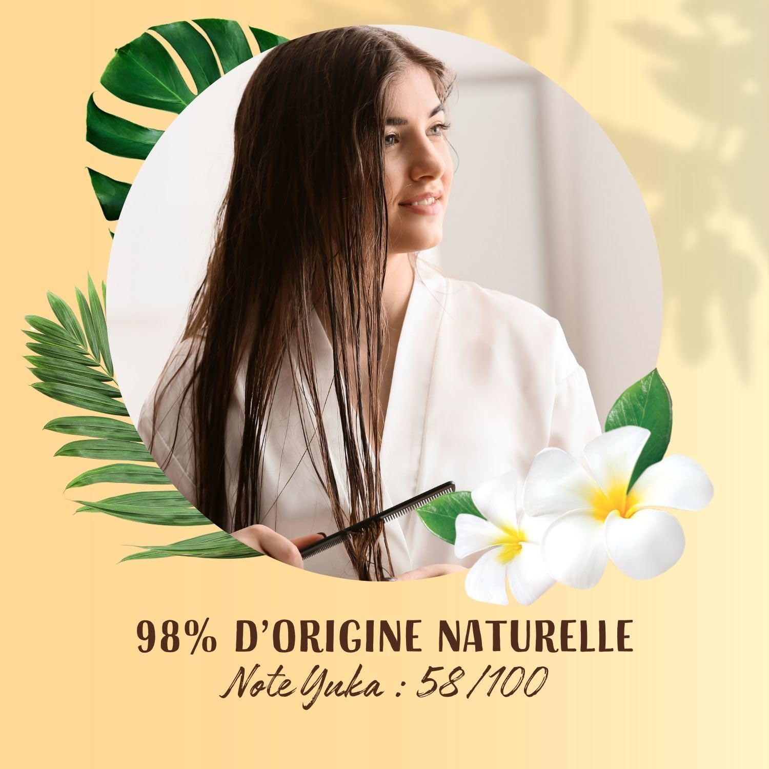 LOVEA - Spray Démêlant Monoi, Karité & Shea - Cheveux Secs et Abîmés - 150ml