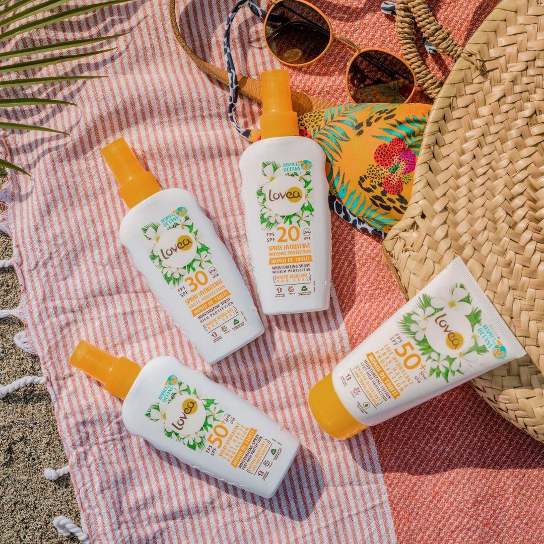 LOVEA - Spray Hydratant SPF20 Moyenne Protection Monoï de Tahiti - 150ml
