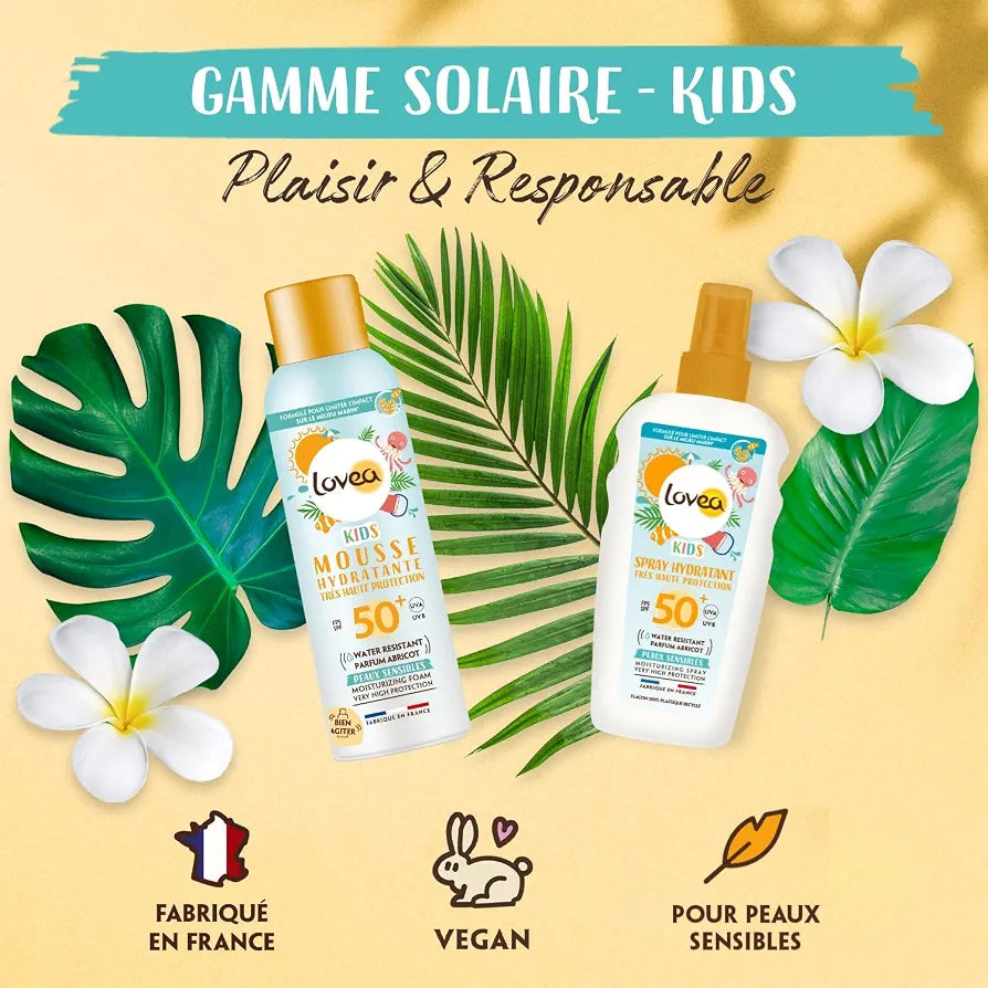 LOVEA - Spray Hydratant SPF50 KIDS Très Haute Protection Monoï de Tahiti - 150ml