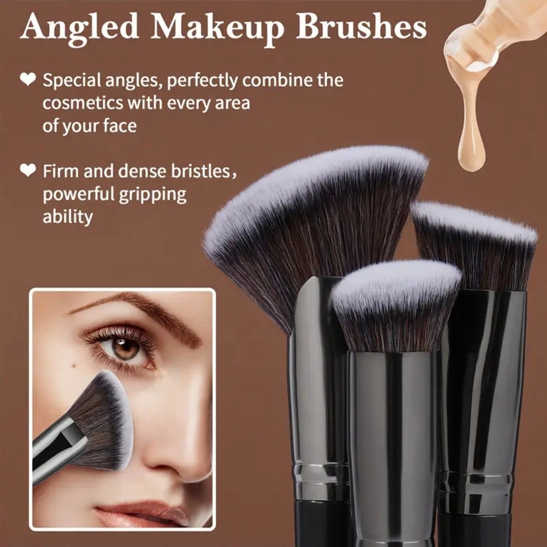 MAANGE - Ensemble de 25 pinceaux de maquillage Premium + 7 éponges + 5 Puff