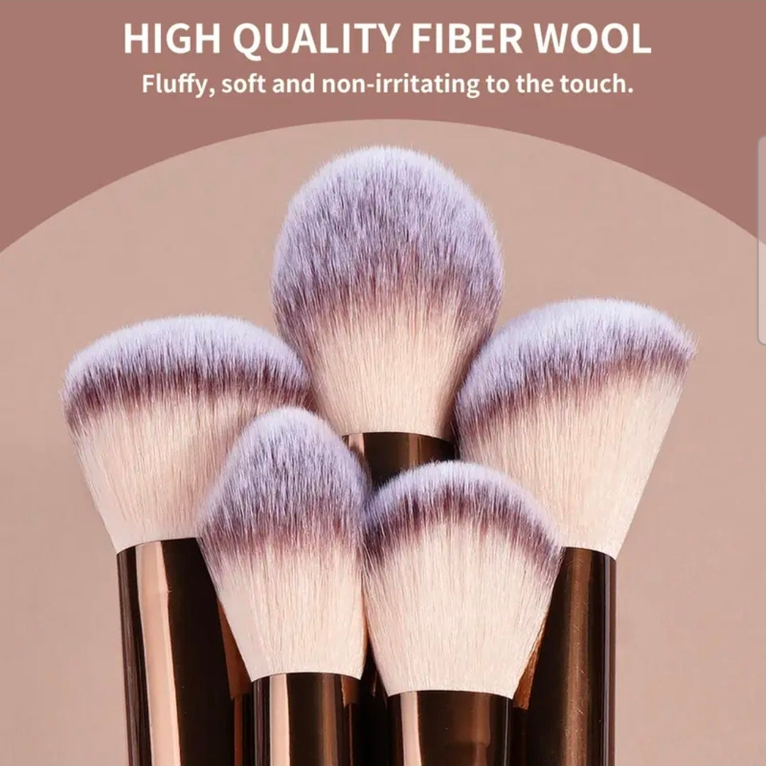 MAANGE - Ensemble de pinceaux de maquillage ( 13 pièces + Trousse )