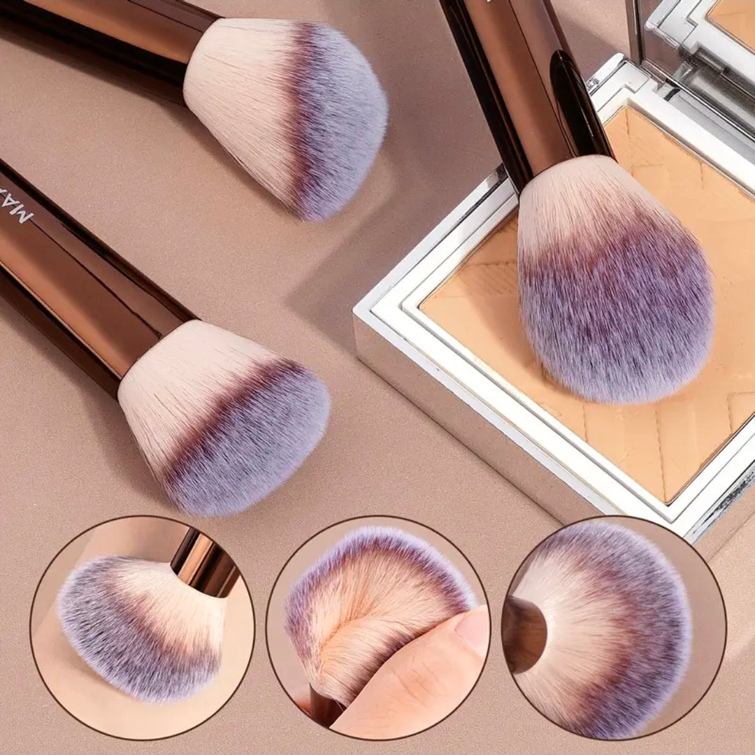 MAANGE - Ensemble de pinceaux de maquillage ( 13 pièces + Trousse )