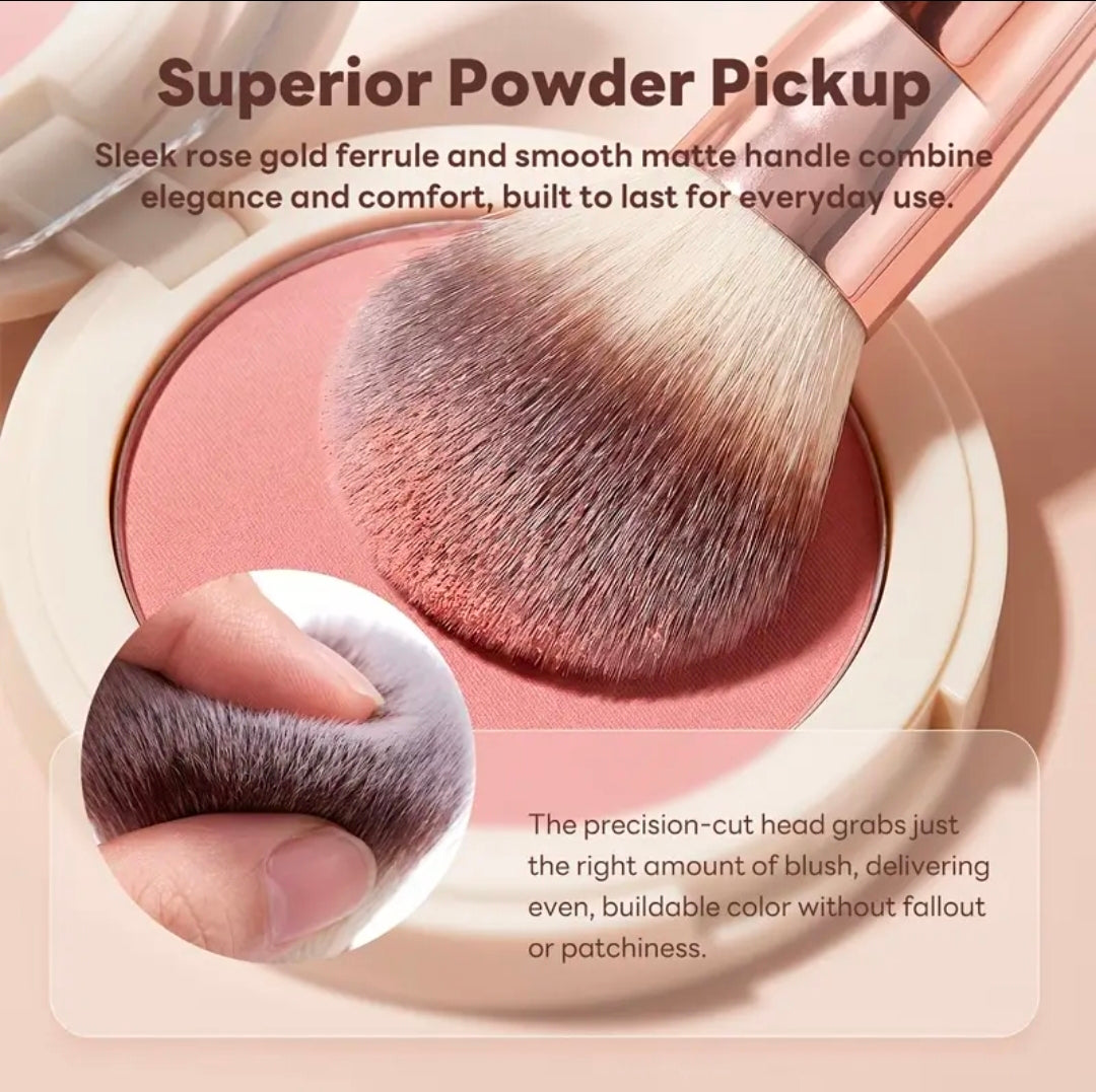 MAANGE - Ensemble de pinceaux de maquillage Rose Gold ( 15 pièces )
