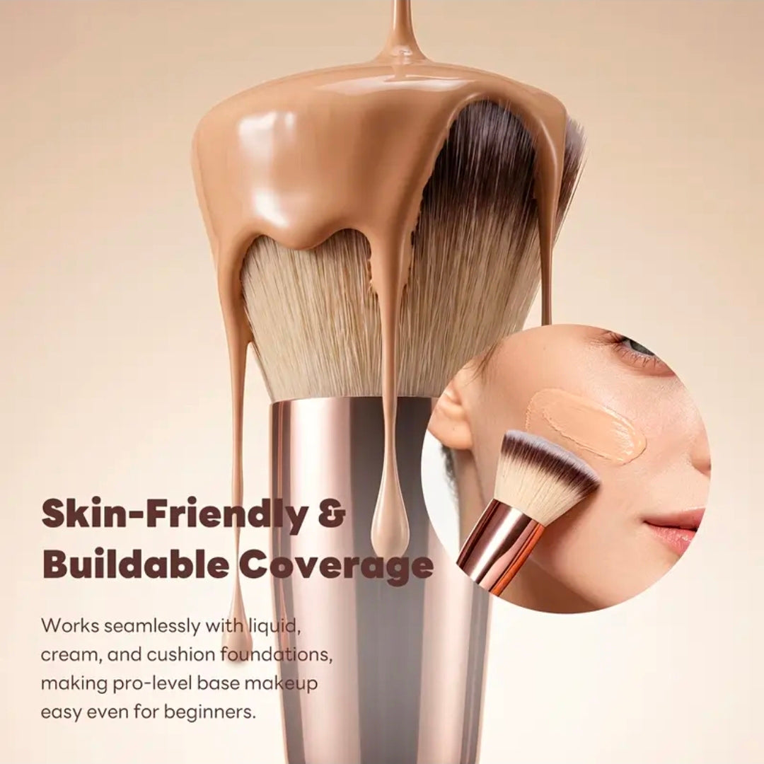 MAANGE - Ensemble de pinceaux de maquillage Rose Gold ( 15 pièces )