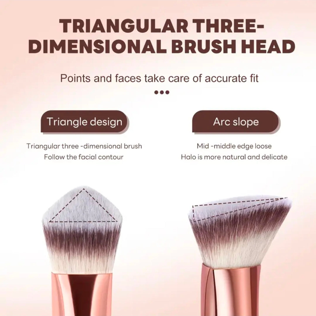 MAANGE - Ensemble de pinceaux de maquillage Rose Gold ( 15 pièces )