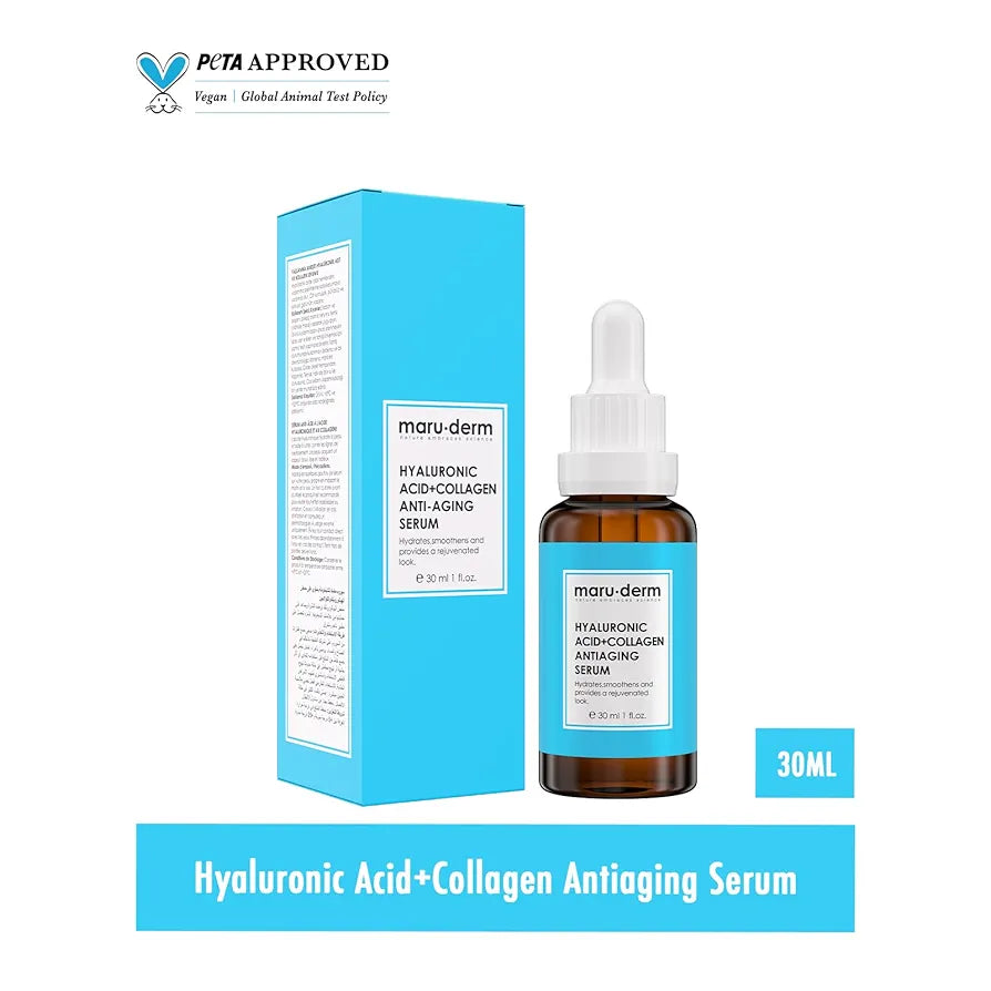 MARUDERM - Collagène et L'acide Hyaluronique Anti-âge Sérum de Soin de la Peau - 30ml