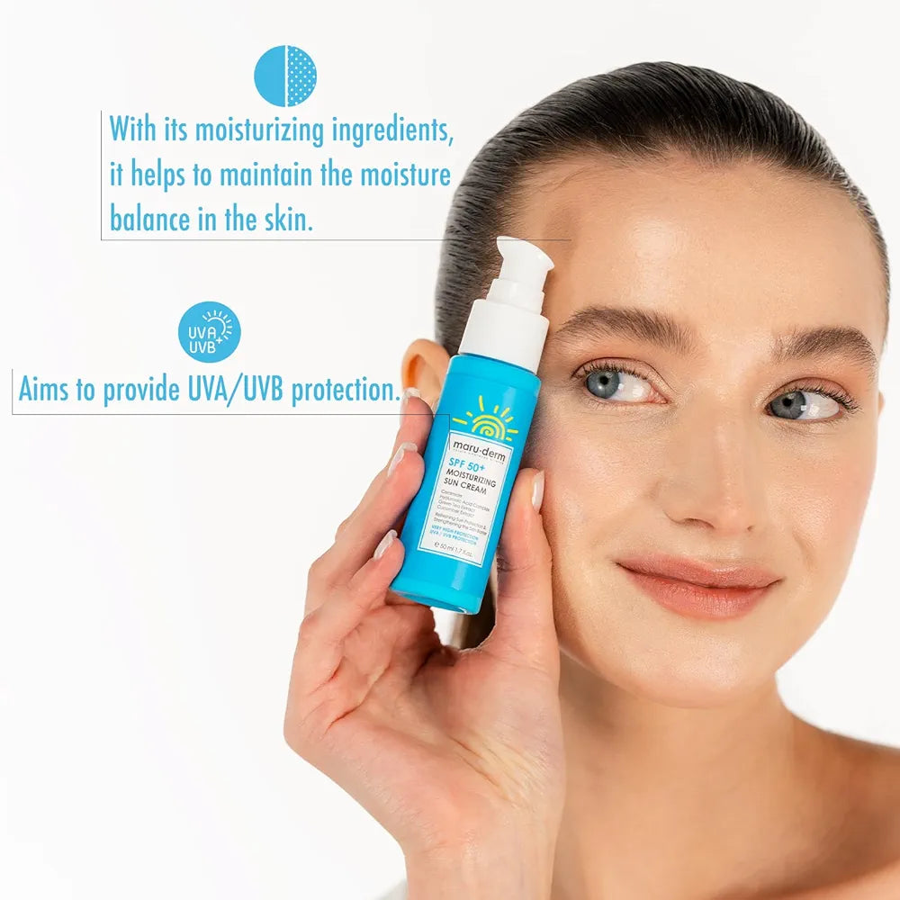 MARUDERM - Crème Solaire Hydratante SPF 50+ 50ml