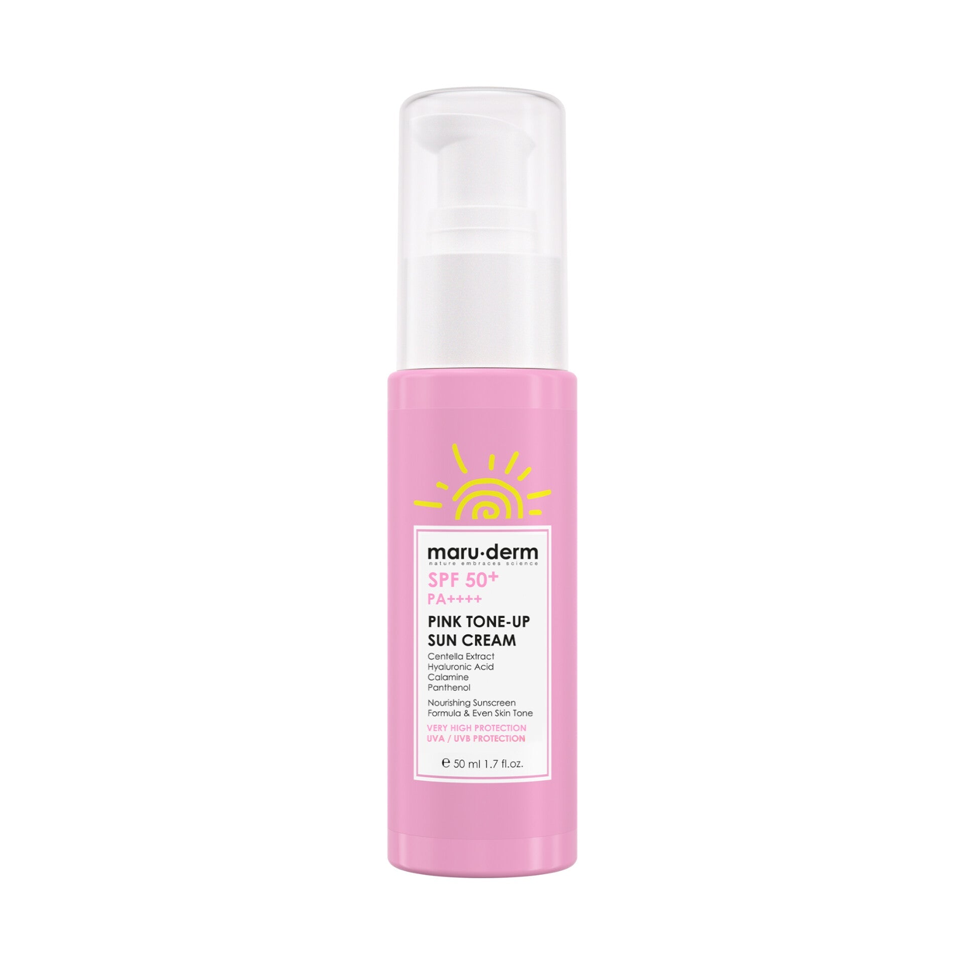 MARUDERM - Crème Solaire SPF 50+ Pink Tone-Up 50ml