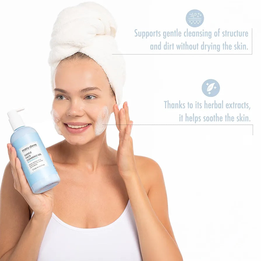 MARUDERM - Gel Nettoyant Visage Peaux Sensibles - 400ml